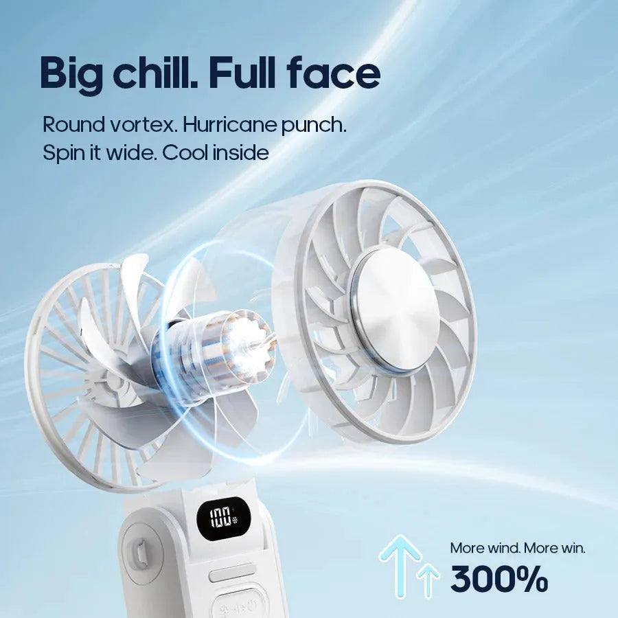 3-in-1 Foldable Fan | Fast Cooling Device