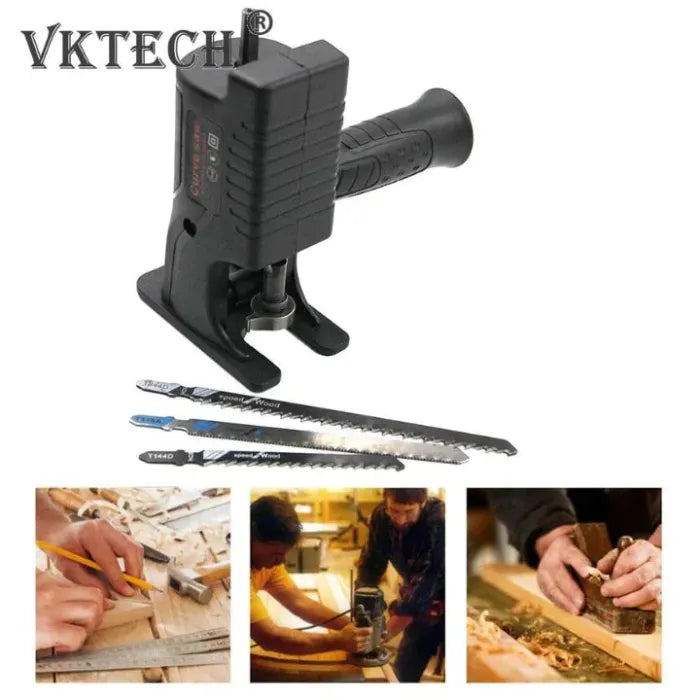 Electric Saw Adapter + 12 Free Blades