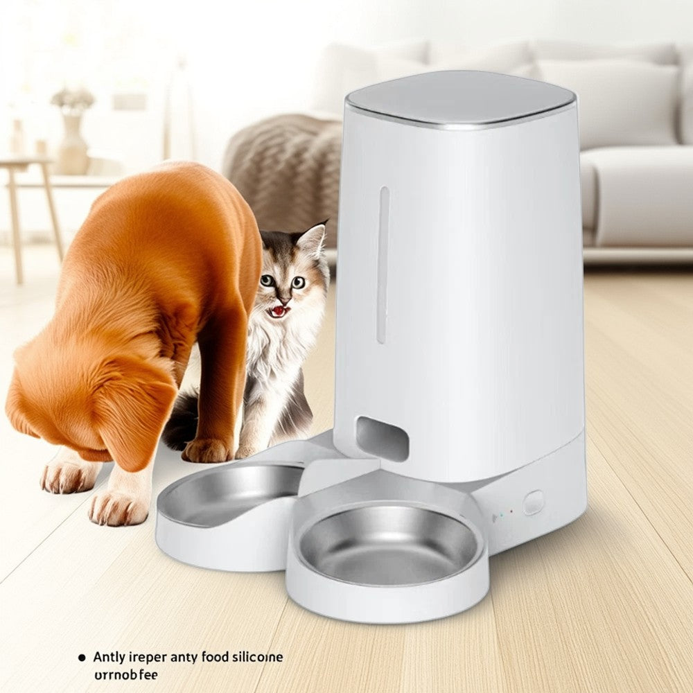 Smart Automatic Pet Feeder with App Control – 4L Capacity