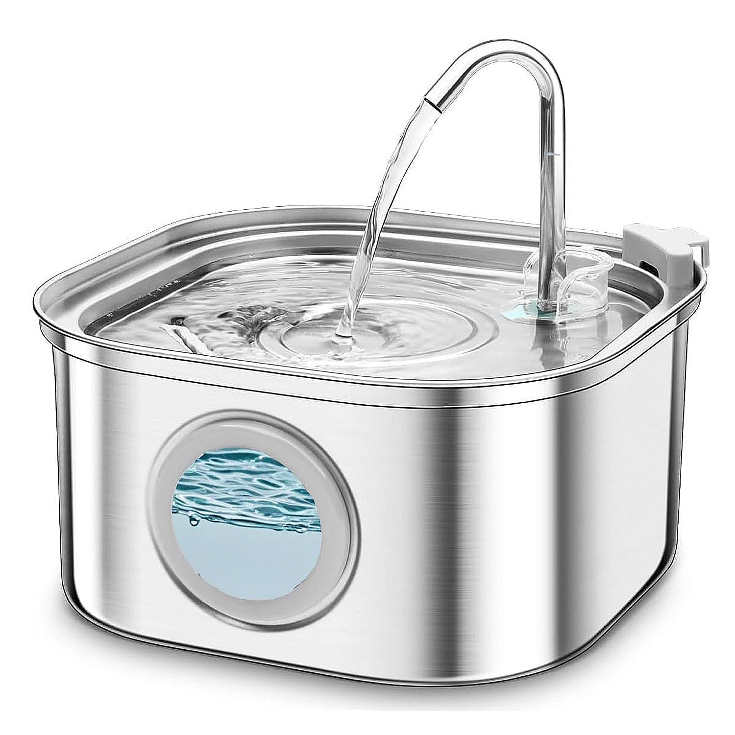 3.2L Stainless Steel Pet Water Fountain with Filtration for Cats & Dogs