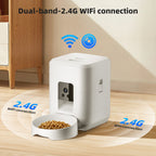 Smart WiFi Pet Feeder with Timer & Portion Control for Cats and Dogs