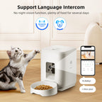 Smart WiFi Pet Feeder with Timer & Portion Control for Cats and Dogs