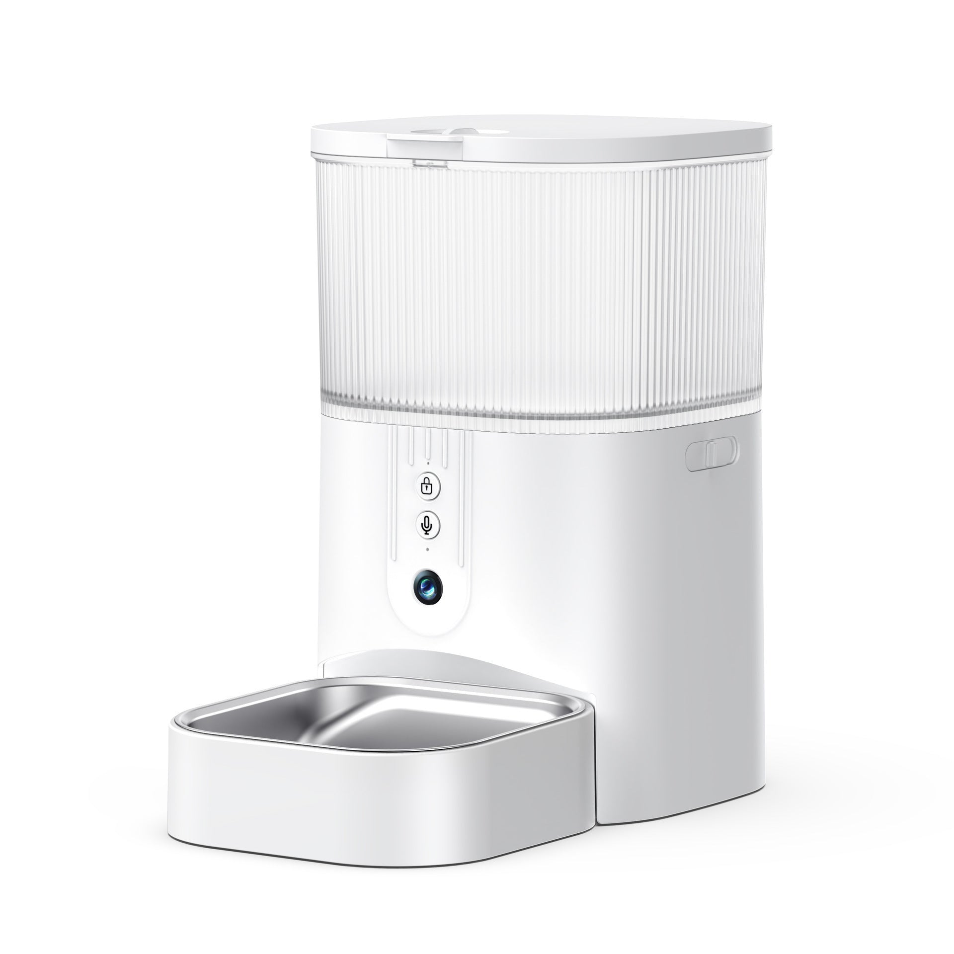 Smart Automatic Pet Feeder with APP Control & Stainless Steel Bowl
