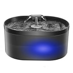 2.2L Plastic Pet Water Fountain with Quiet Pump and Multi-Stage Filtration