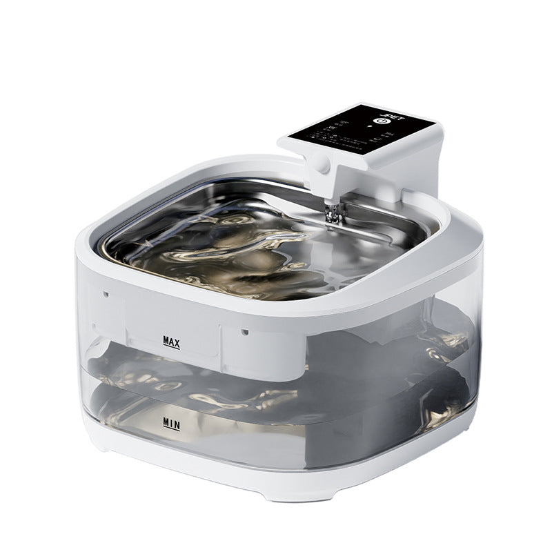 Wireless Stainless Steel Pet Water Fountain for Cats and Dogs