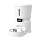 4L Smart Automatic Pet Feeder with APP Control and Stainless Steel Bowl