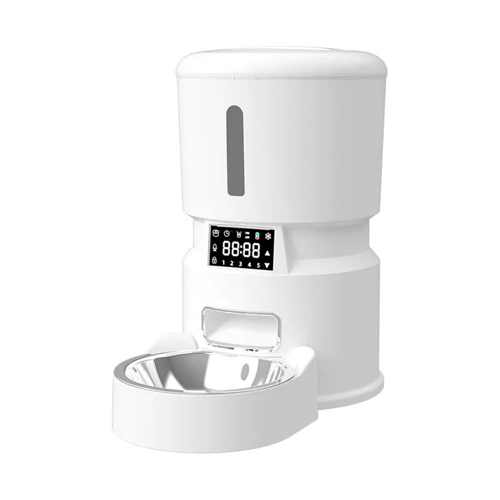 4L Smart Automatic Pet Feeder with APP Control and Stainless Steel Bowl