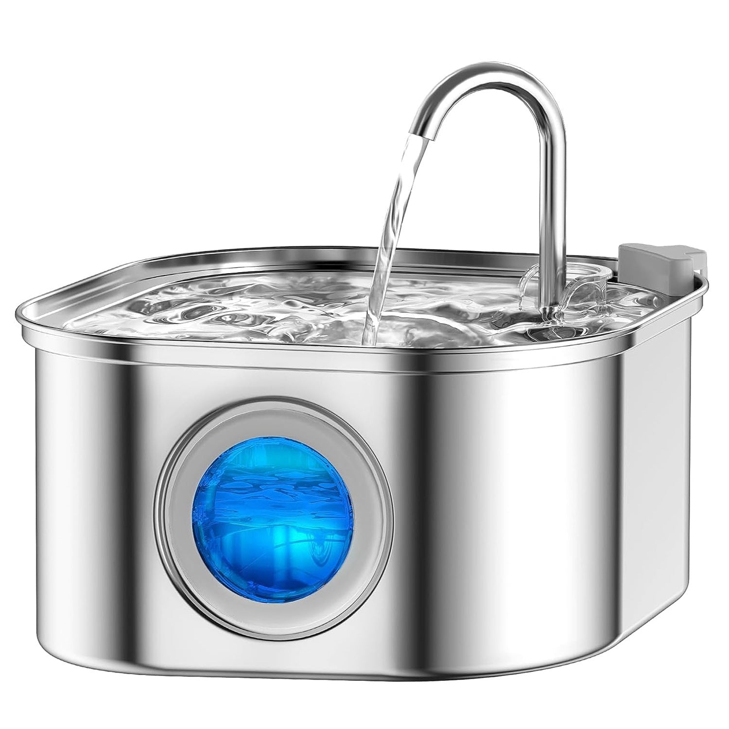 3.2L Stainless Steel Pet Water Fountain with Filtration for Cats & Dogs