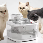 Wireless Stainless Steel Pet Water Fountain for Cats and Dogs