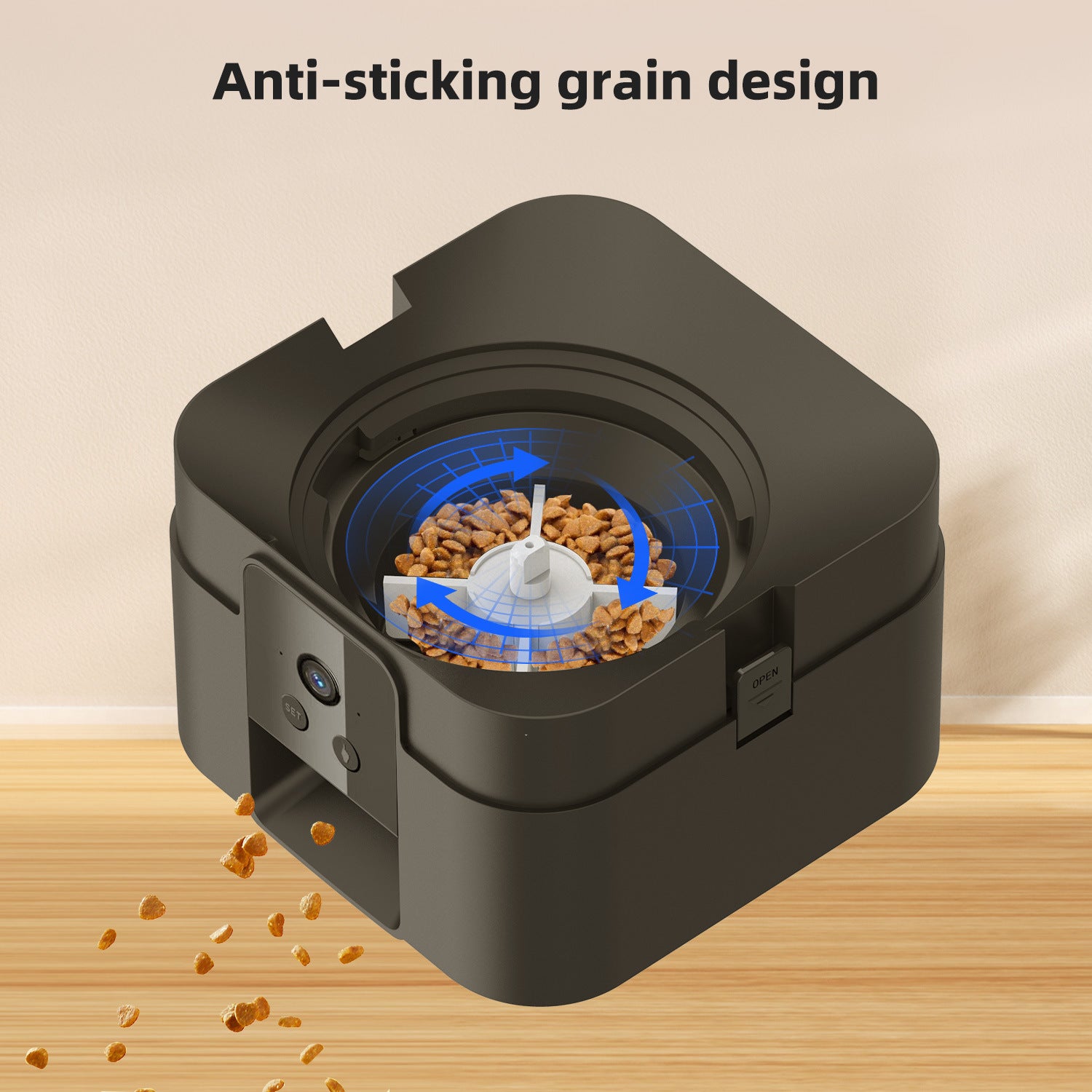 Smart WiFi Pet Feeder with Timer & Portion Control for Cats and Dogs