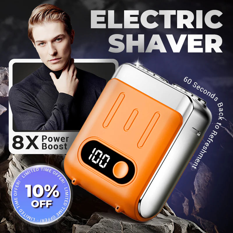 🔥New Upgrade🔥Men's Portable Mini Rotary Electric Shaver
