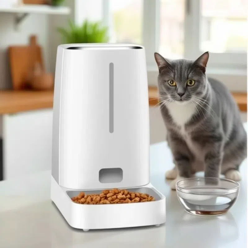Smart Automatic Pet Feeder with App Control – 4L Capacity
