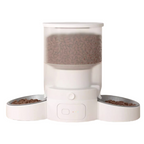 Smart Dual-Bowl Automatic Pet Feeder with Voice & App Control – 3L