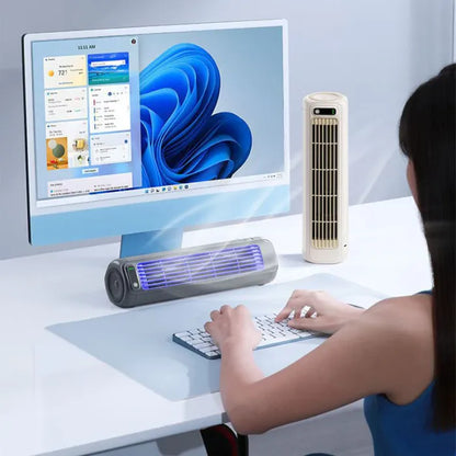 🌊2-in-1 Portable Turbo Tower Fan❄️