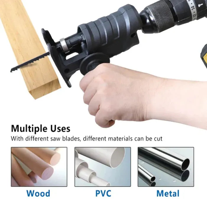 Electric Saw Adapter + 12 Free Blades