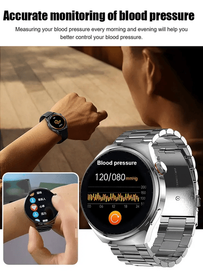 🔥【24-hour health check】Steel Band Watch4 Pro⌚Mount Sinai Hospital physician recommended