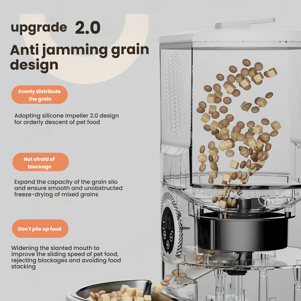 Smart Automatic Pet Feeder – Large Capacity with App Control