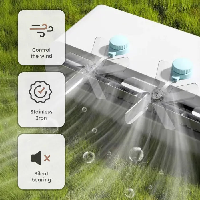 Homero Suction Cup Mounted Wind Deflector for Air-Conditioners