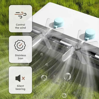 Homero Suction Cup Mounted Wind Deflector for Air-Conditioners