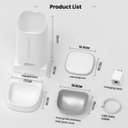 Smart Automatic Pet Feeder with App Control – 4L Capacity