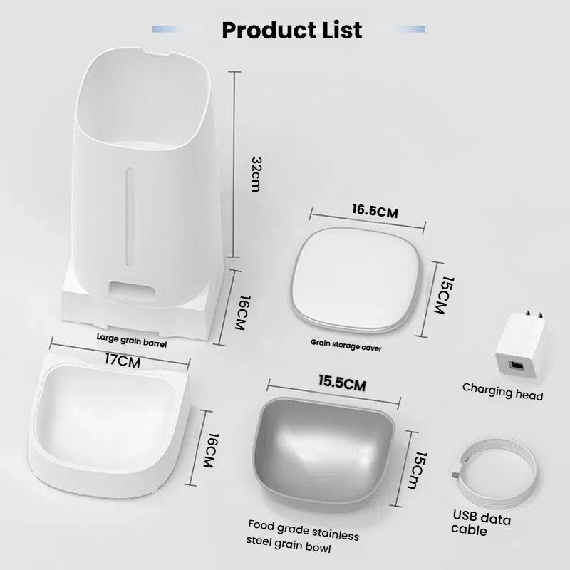 Smart Automatic Pet Feeder with App Control – 4L Capacity