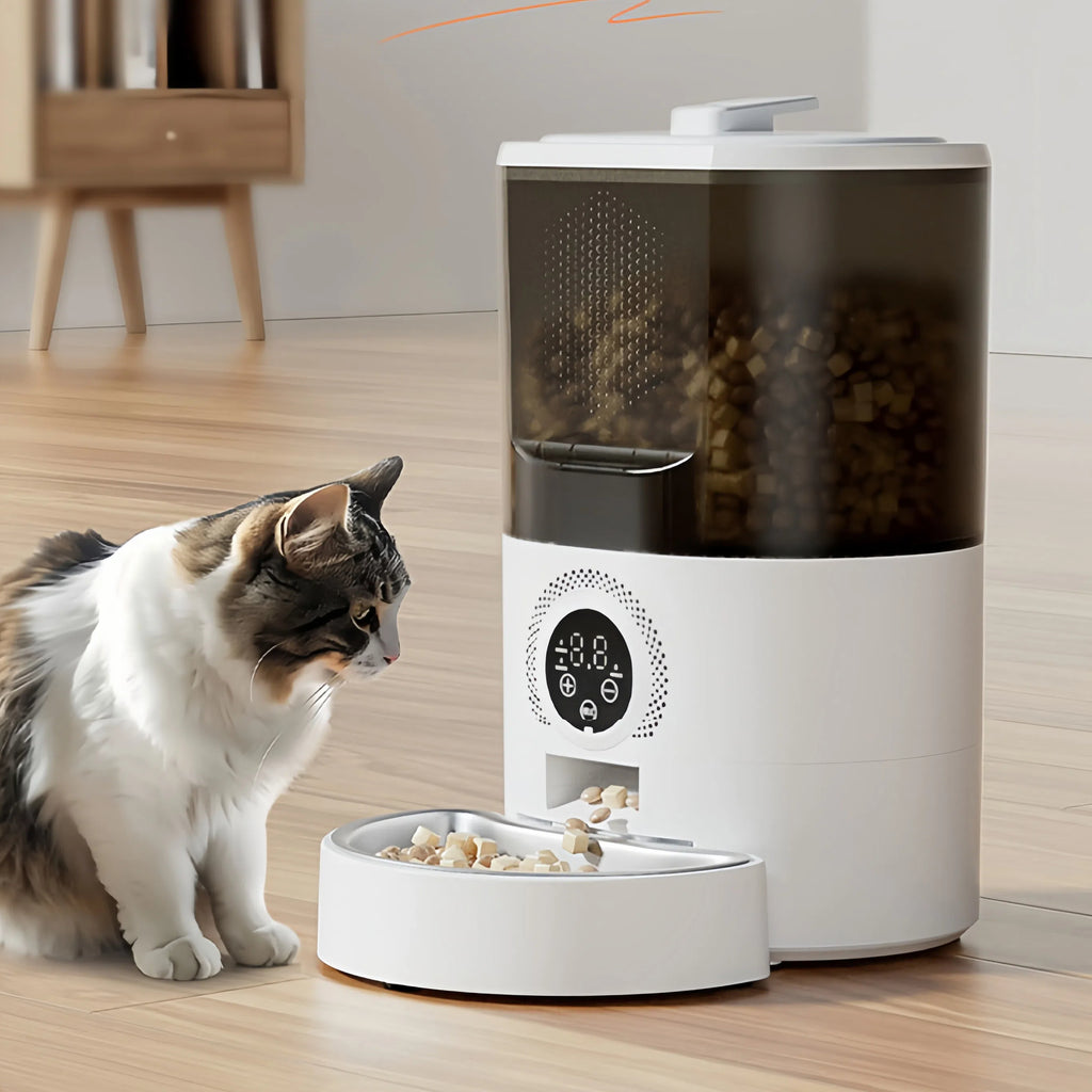 Smart Automatic Pet Feeder – Large Capacity with App Control
