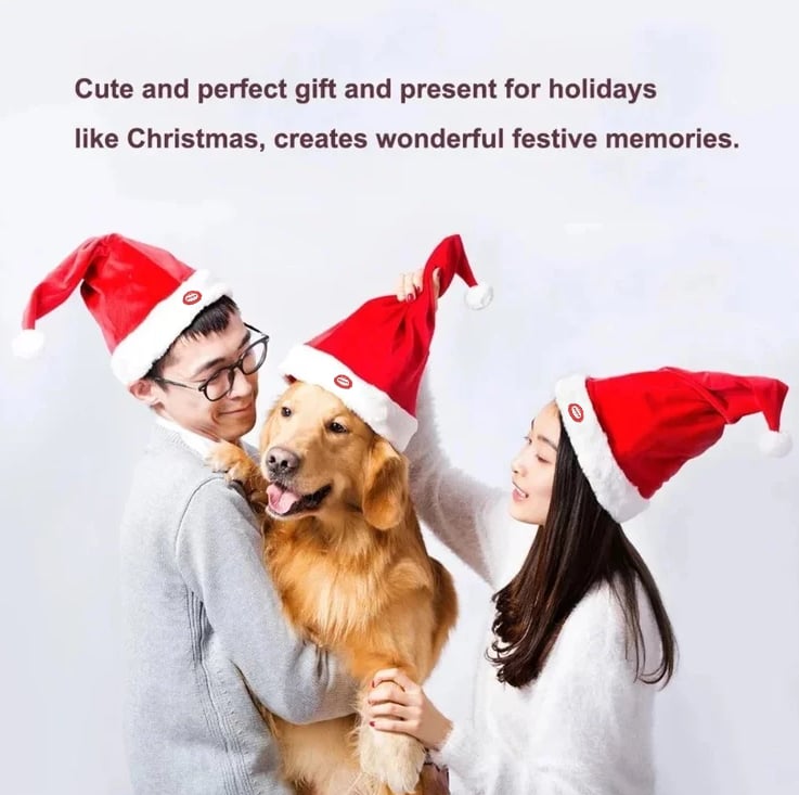 (🎅2025 BEST GIFT TO FAMILY🎅)Electric Christmas Hat🔥