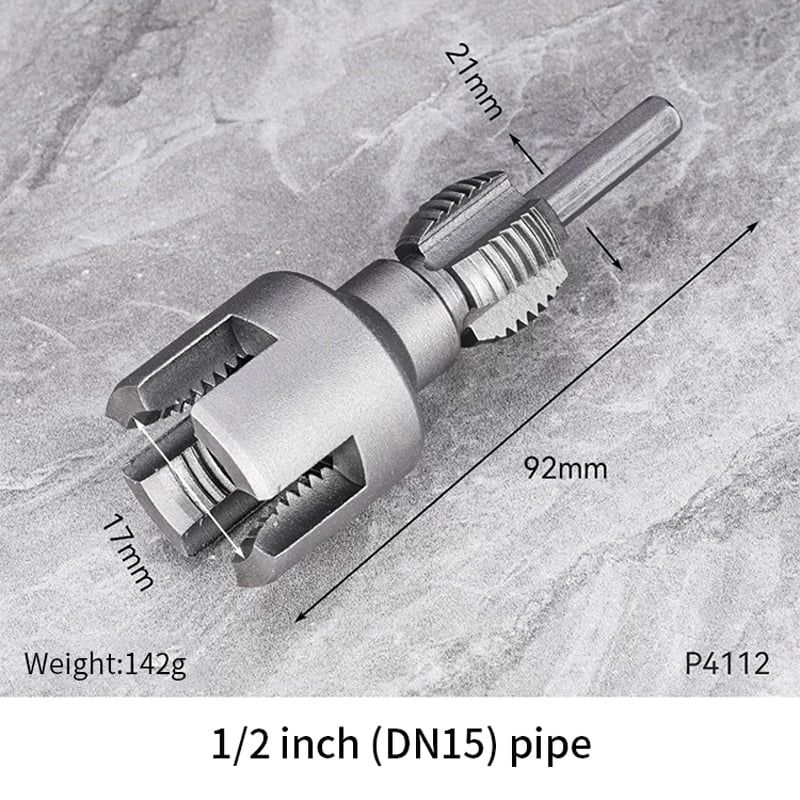 Dual Function Pipe Threader for 1/2″ & 3/4″