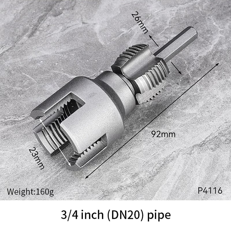 Dual Function Pipe Threader for 1/2″ & 3/4″