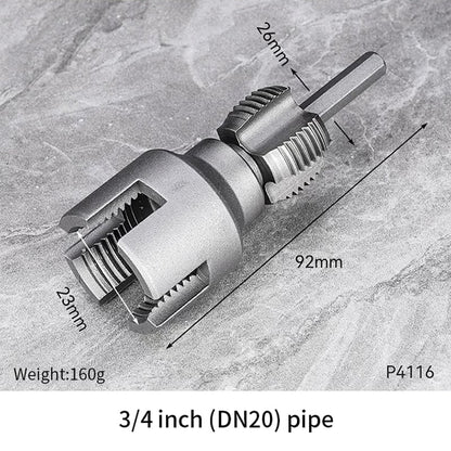 Dual Function Pipe Threader for 1/2″ & 3/4″