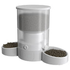 Smart Dual-Bowl Automatic Pet Feeder with Voice & App Control – 3L
