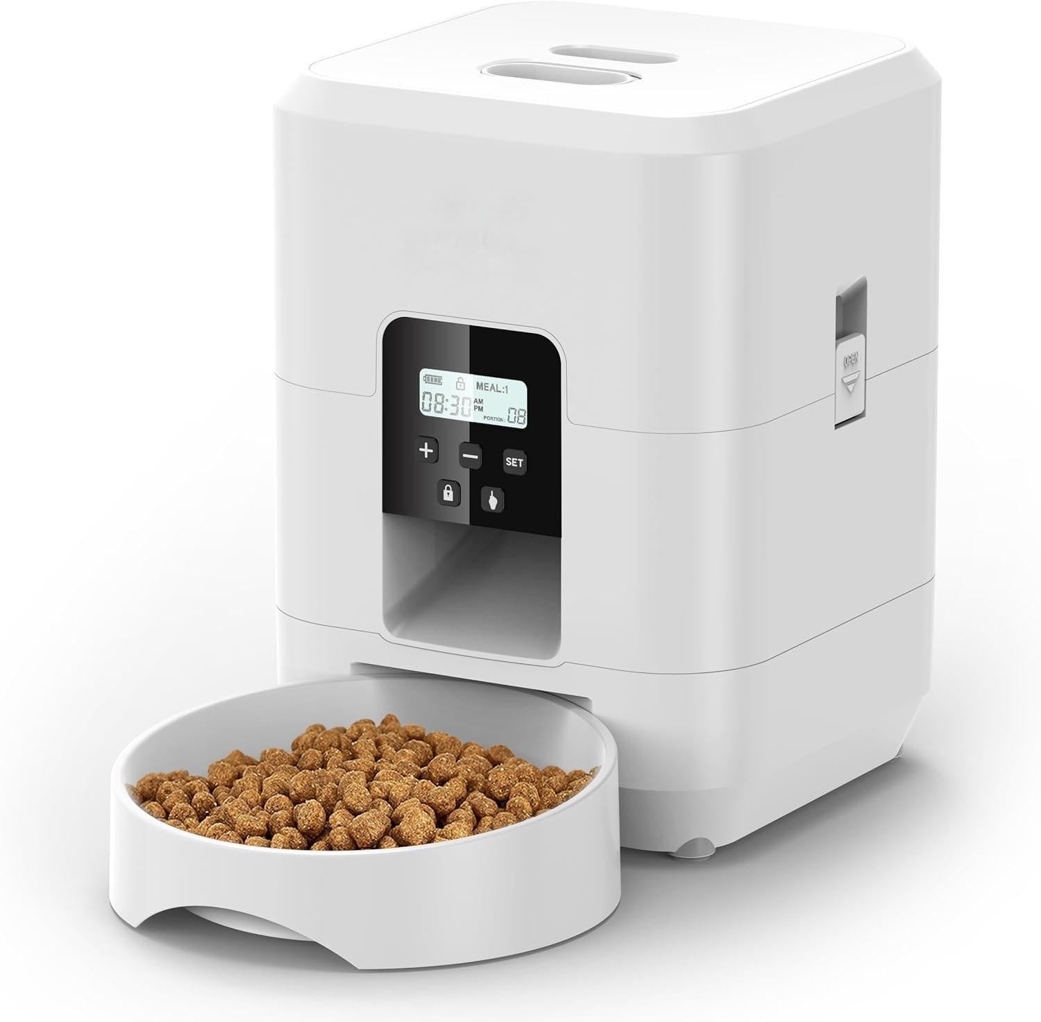 Smart WiFi Pet Feeder with Timer & Portion Control for Cats and Dogs