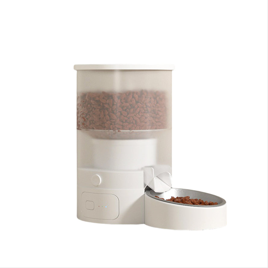 Smart Dual-Bowl Automatic Pet Feeder with Voice & App Control – 3L