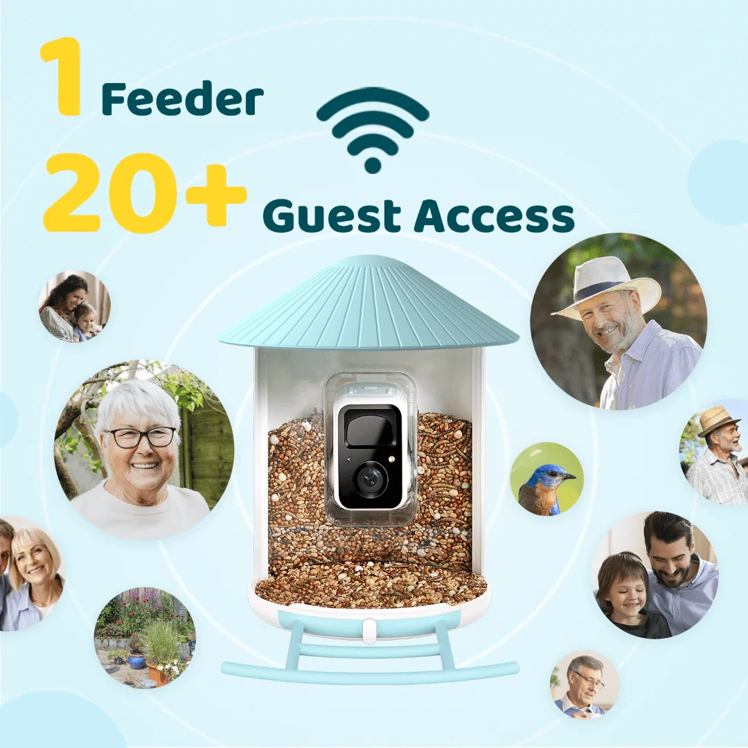 Smart Bird Feeder with Camera – AI-Powered Bird Watching Made Easy